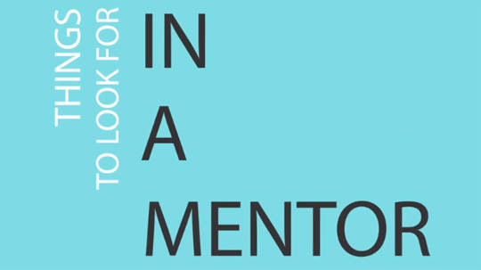 October seven qualities to look for in a scientific mentor