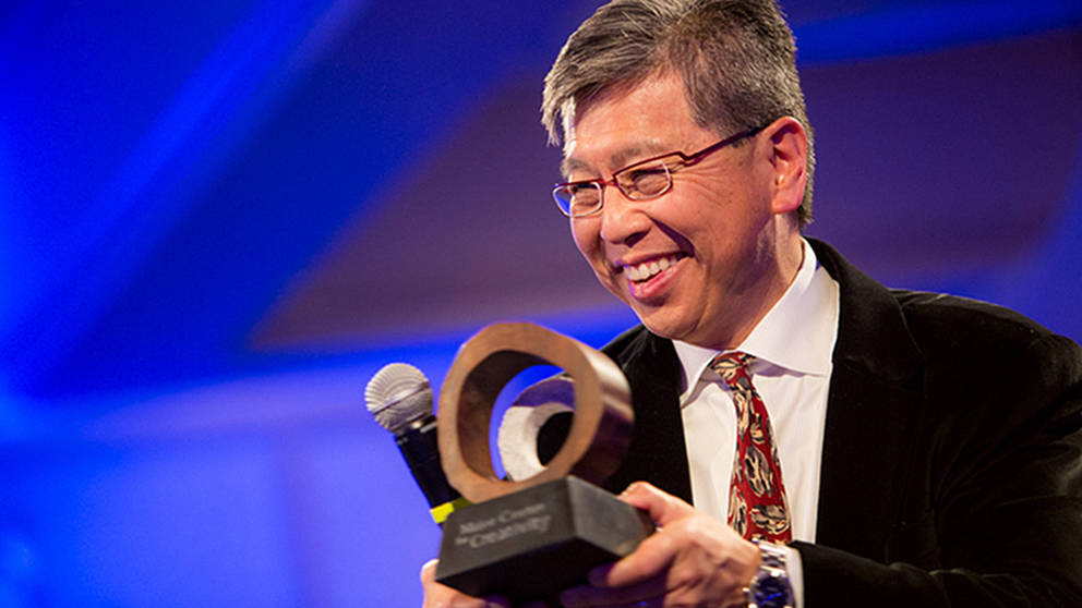 Edison Liu at the Maine Center for Creativity awards gala