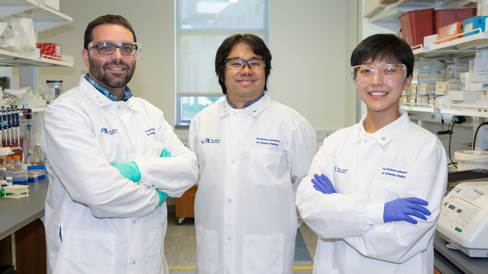 Albert Cheng and his team at JAX Genomic Medicine