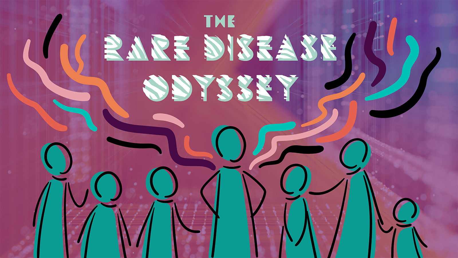 A banner image depicting the rare disease odyssey.